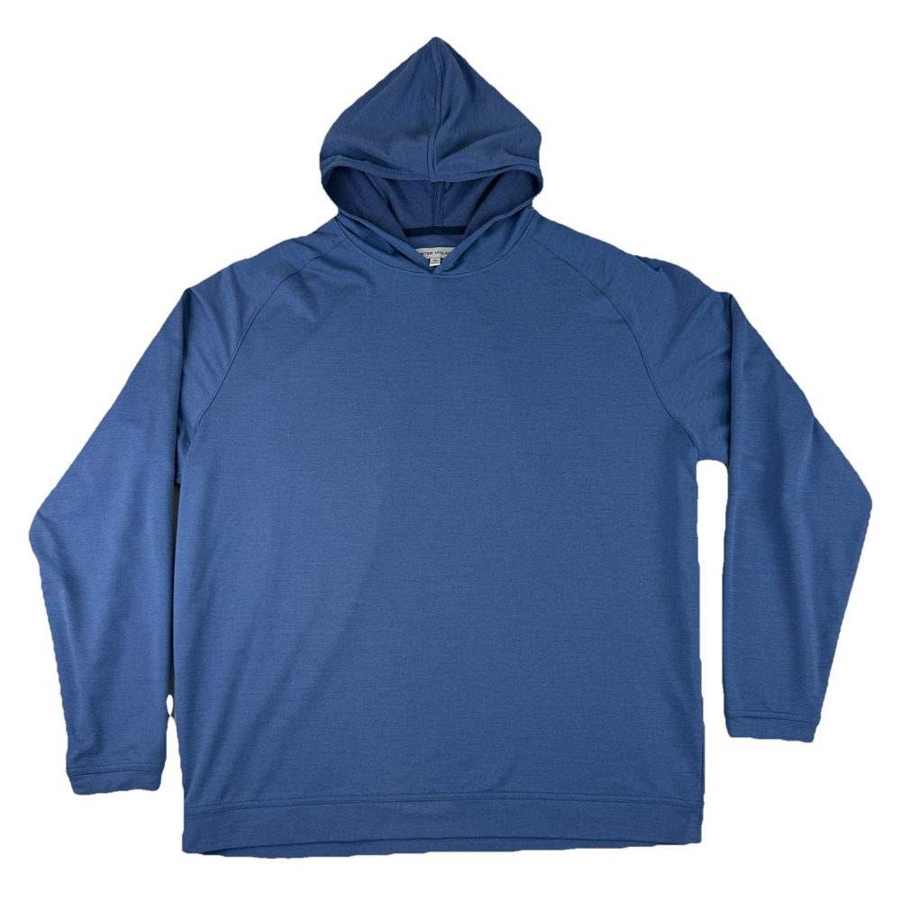 Peter Millar Men's Hooded Pullover Sweatshirt in Blue